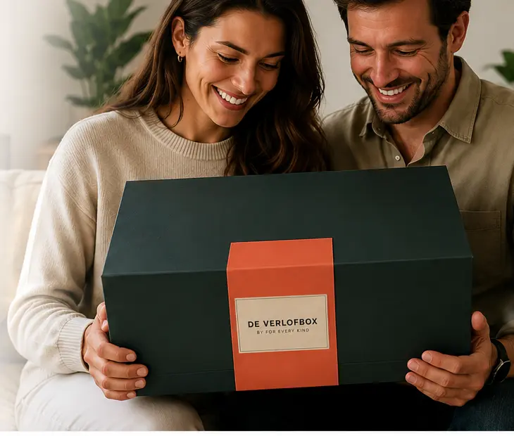 Aanstaande ouders met de Verlofbox